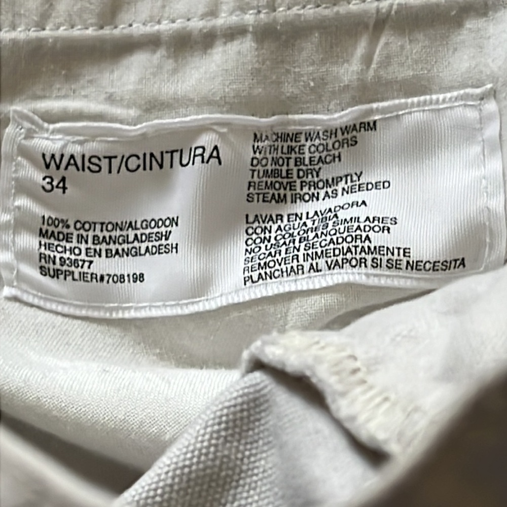 Arizona Pleated Stone Shorts Sz 34 - Picture 4 of 4